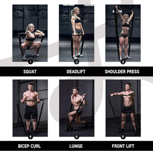Sudore Disegno di Resistenza Facile Set-Up Totale Del Corpo Attrezzature di Allenamento Fascia di Resistenza Set Per La Palestra di Casa - Product Image 5