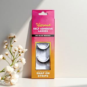 <span class=keywords><strong>Faux</strong></span> <span class=keywords><strong>cils</strong></span> en fibres végétales, fournisseur d'usine, vente en gros, pré-collés, à presser, autocollants, <span class=keywords><strong>cils</strong></span> naturels personnalisés - Product Image 1