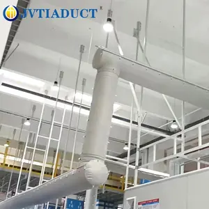 Superior Quality Anti Bological Low Weight Fabric Duct Systems For Ventilation Ducting Indoor Plant Duct Sock Green House Use