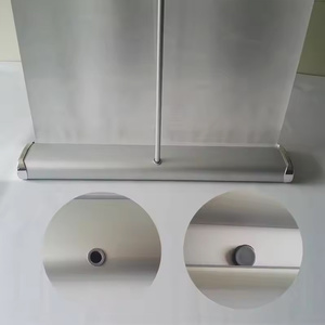 Xách tay Trọng lượng nhẹ rộng cơ sở cuộn lên <span class=keywords><strong>banner</strong></span> quảng cáo tái sử dụng cao cấp in ấn với khung thép và Công cụ lắp ráp miễn phí - Product Image 5