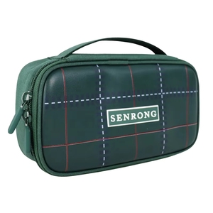 Trousse à crayons personnalisée style anglais 2026 avec logo, étui coloré pour stylos - Product Image 2