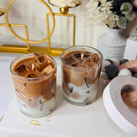 Großhandel Kaltgetränk-Inspirierte Duftkerze Eiskaffee Sojawachs Neuartige Kerze für Heimdekoration Boutique Party Geburtstag Weihnachtsgeschenk