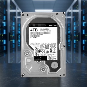 Disque dur interne <span class=keywords><strong>WD4005FZBX</strong></span> 4 To SATA 6 Gbit/s 7200 tr/min 256 Mo de cache 3,5 pouces CMR Noir pour ordinateur de bureau et station de travail - Product Image 1