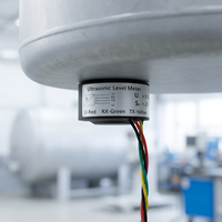Sensor Ultrasonik Eksternal Tanpa Pengeboran dengan Rating IP68, Jarak Penginderaan 20-2000mm, dan Output TTL/RS485 untuk Pengukuran Ketinggian Minyak dan Air