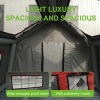 YJHOME Taille personnalisable Tente de camping gonflable étanche quatre saisons Ouverture automatique rapide Conception portable pour une utilisation en extérieur