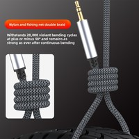 Cable de Audio Auxiliar 1 a 2, 3.5mm, Doble RCA, Cable de Conexión Universal, Conductor de Cobre, Macho a Macho, para Computadora, Teléfono Móvil, Amplificador