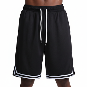 Short de basket-ball pour homme avec poches en maille respirante et doux et confortable pour l'entraînement et la course à pied - Product Image 1