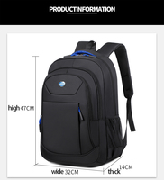 Sac à dos personnalisé avec logo, sac à dos de sport, sac à dos de grande capacité, sac à dos imperméable en nylon Oxford, sac à dos personnalisé