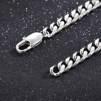 Chaînes à Main Cubaines Personnalisées Étanche en Acier Inoxydable pour Hommes, Bijoux en Acier Inoxydable, Bracelets Hommes, Vente en Gros