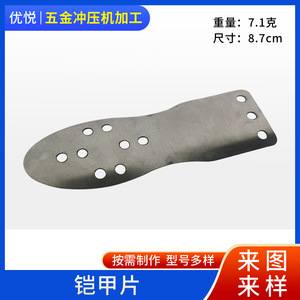 Piezas Estampadas de Acero Inoxidable 91.4x28x0.8mm para Placas de Armadura de Disfraces, Uso Unisex para Adultos - Product Image 5