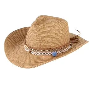 Sombrero de <span class=keywords><strong>Vaquero</strong></span> Occidental, Diseño Único y Retro, Estilo Británico, Sombreros de Sol Modernos al por Mayor - Product Image 6