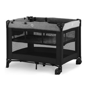 <span class=keywords><strong>Cuna</strong></span> de Metal Plegable Moderna y Lujosa para Bebé, <span class=keywords><strong>Cuna</strong></span> Multifuncional Portátil, Corralito Ajustable para Dormitorio y Sala de Estar - Product Image 3