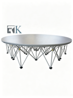 Scène portable en aluminium pour intérieur et extérieur, plateforme de scène en contreplaqué pour mariage, concert, conférence de presse