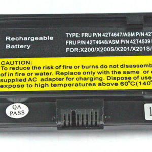 10.8V 5200mAh Pin máy tính xách tay cho Lenovo IBM Thinkpad <span class=keywords><strong>X200</strong></span> X200s X201 X201s X201i Pin máy tính xách tay 9 tế bào - Product Image 4