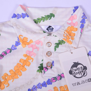FANCY MONKEY - Camiseta de Algodón Corta y Transpirable con Estampado para Bebés, Niños Pequeños y Niñas - Product Image 4