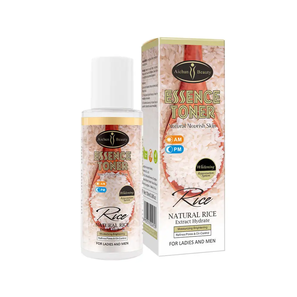 Aichun Beauty Skin Care idratante schiarente riso naturale Toner viso 100ml