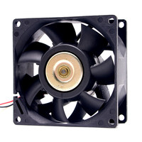 Ventilateur de refroidissement à double roulement à billes à haut débit d'air Delta 8038 12V DC 135A 8cm FFB0812EHE Chine