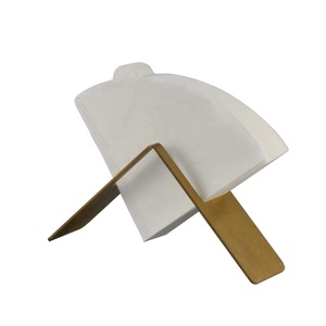 V-hình dạng gáo cà phê Bộ lọc gỗ tự nhiên bột giấy lọc 40 cái/túi Espresso cà phê nhỏ giọt công cụ 2 ly 4 ly - Product Image 2