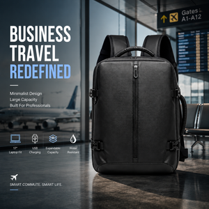 Sac à dos antivol haute performance pour ordinateur portable, étanche avec port USB, idéal pour les études, les week-ends et les <span class=keywords><strong>voyages</strong></span> en avion (vente en gros) - Product Image 1
