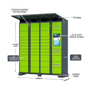 Bán Hot nối mạng hệ thống 24/7 tự phục vụ Bộ sưu tập kỹ thuật số màn hình cảm ứng thông minh bưu kiện lưu trữ Locker - Product Image 2