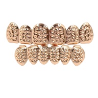 Bijoux Hip Hop en laiton plaqué or véritable 18 carats, finition brillante