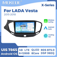MEKEDE X10 X20 X30 X40 Unidad Principal Android para Auto 1280*720 2K con Ventilador, Car-play, DSP, Navegación GPS, 8 Núcleos para LADA Vesta 2015-2020