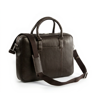 Maletín de Cuero Genuino Personalizado para Portátil, Bolsa de Hombro para Computadora de 15.6 Pulgadas, Bolsa de Mensajero, Bolso de Mano de Lujo para Oficina, Venta al Por Mayor - Product Image 1
