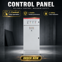 Gabinete de Arranque Suave para Ventilador y Compresor, Trifásico, 480V, 55kW, 75kW, 90kW, de Pie, IP55