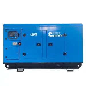 סט גנרטורים דיזל 100kva 60kw קבוצת גנרטורים שקטים 15kw 20kw 35kva 50Kw 200kva 400kva500kw קומינס פרקינס גנרטור דיזל