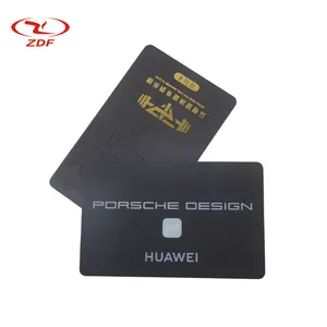 Custom Plastic PETG PVC NFC Smart Chip Access Control Card Metal Business Card VIP Loyalty Card With RFID Technology