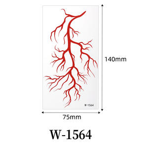 Autocollants de tatouage vasculaire Vampire réaliste fente vaisseau sanguin <span class=keywords><strong>horreur</strong></span> tatouages temporaires pour Halloween fête visage corps <span class=keywords><strong>maquillage</strong></span> - Product Image 6