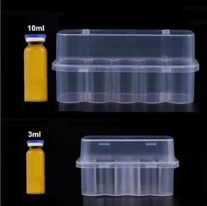 Caja de Plástico Transparente para Viales de 3 ml x 10, Estuche para Péptidos, Paquete de 5 Viales, Polvo Liofilizado, Estuche Portátil para Cosméticos - Product Image 4
