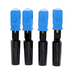 Wholesale Fast Connector Converter Single Mode Communication FTTH Embedded Quick SC/UPC/APC Optical Fiber Connectors