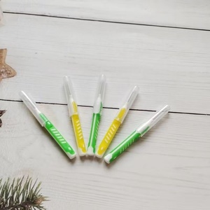 Ensemble de brosses interdentaires douces certifiées CE ISO 0,6 1,2 mm, antibactériennes et réutilisables <span class=keywords><strong>pour</strong></span> les soins bucco-dentaires des adultes, fournitures de clinique <span class=keywords><strong>dentaire</strong></span> - Product Image 6