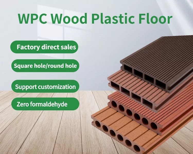 Plastic Crack Resistant WPC Decking WPC Terrace Board 140x25x2900