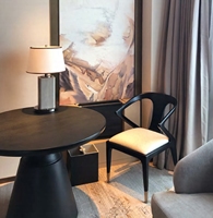 Meubles d'hôtel 5 étoiles de luxe Ensembles de chambre à coucher élégants en chêne Meubles de salon d'extérieur pour centres de villégiature Salles de bains Hôtels Appartements