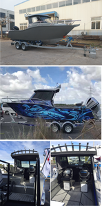 2023 nuova barca da pesca in alluminio da 6.5m con cabina cuddy in vendita - Product Image 5