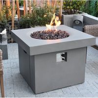 Ensemble de canapés pour l'extérieur Table de foyer au propane Mobilier d'extérieur Foyer à gaz pour patio Ligne de gaz naturel Bol pour feu de piscine