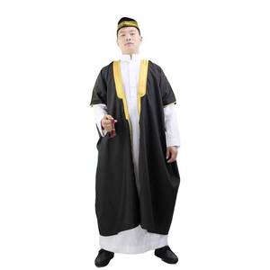 Túnica Árabe Islámica Bisht para Hombre de Alta Calidad y Bajo Precio, Estilo Dubai, para Eid, Saudí, para Fiestas, Antiestática y Transpirable - Product Image 6