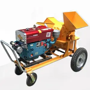 Triturador de poeira residual, triturador de poeira residual para serra, gasolina/diesel, ramos de árvores, folhas de milho