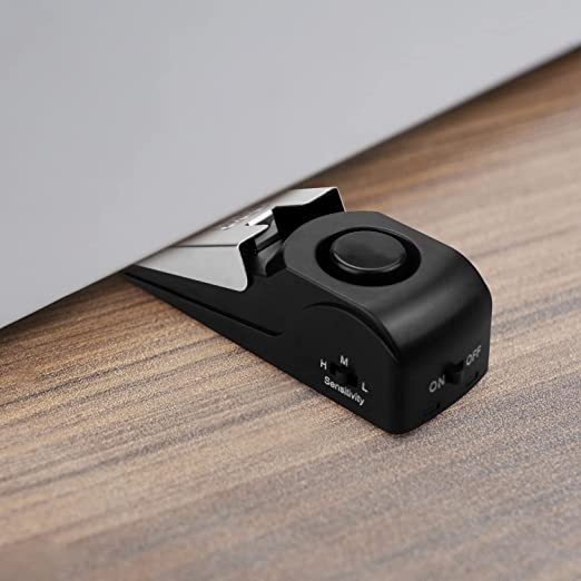 Security Door Guard Against Theft  Alarm Door Crack Alarm Household Door Stop Alarm