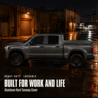 Couverture de benne rigide pliable en trois parties, profil bas, montage encastré, sans perçage, étanche pour Dodge Ram 1500 OEM ODM