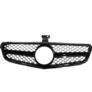 Calandre avant Mercedes-Benz Classe C en plastique ABS style ciel étoilé 2007-2014, kit de modernisation pour pare-chocs - Product Image 3