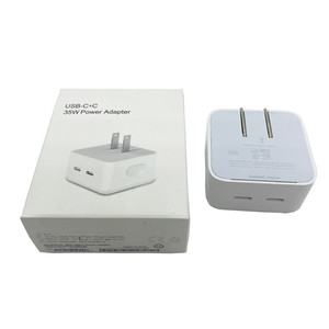 Venta al por mayor Original 35W Dual PD <span class=keywords><strong>Cargador</strong></span> Rápido Tipo C Adaptador de PD Usb C <span class=keywords><strong>Cargador</strong></span> de Pared Adaptador de Corriente de Alta Calidad para <span class=keywords><strong>Iphone</strong></span> - Product Image 4
