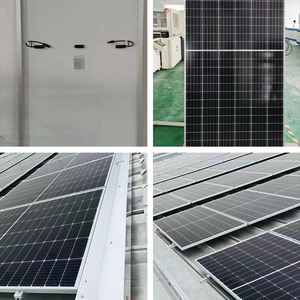 แผงโซลาร์เซลล์แบบโปร่งใสสองหน้าชนิด N-Type MWT 500W ของ HJT BIPV จากประเทศจีน - Product Image 3