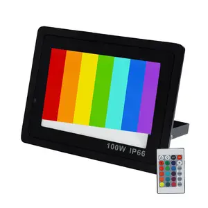 إشارة ملعب في الهواء الطلق إضاءة غامرة مضادة للماء RGB 30w50w100w