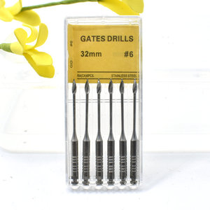 Forets dentaires Gates de 32 mm en acier inoxydable pour canaux radiculaires # 1-6 Pour traitement endodontique - Product Image 4