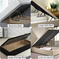 Support de mécanisme de levage de lit en acier de 1,2 m avec cadre de support à ressort à gaz pour cadre de lit de chambre à coucher