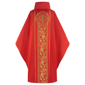 Nouvelle Robe de Prêtre Vintage, Cape, Soutane, Vêtement Liturgique Blanc, <span class=keywords><strong>Rouge</strong></span>, Vert, Violet Imprimé, Costumes de Pasteur, Célébrant, Église, Films et Télévision - Product Image 3