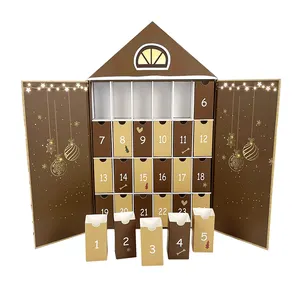 Custom House Advent Calendar 2023 Christmas Advent Calendar House Wholesale Printable Diy Advent Calendar Box Houses 24 Days